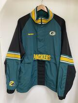 Perushu◆NFL TEAM APPAREL/PACKERSプルオーバーナイロンジャケット/PE233045BW_画像1