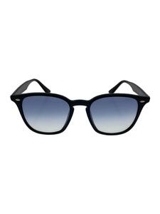 Ray-Ban◆サングラス/ウェリントン/プラスチック/BLK/BLU/メンズ/RB-4285-F