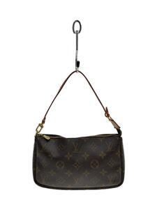 LOUIS VUITTON◆1)ポシェット・アクセソワール_モノグラム・キャンバス_BRW/PVC/BRW