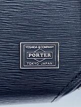 PORTER◆長財布/レザー/BLK/メンズ_画像3