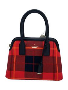 kate spade new york◆ハンドバッグ/キャンバス/RED