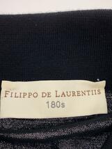 filippo de laurentiis◆ポロシャツ/48/ウール/BLK_画像3