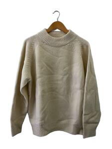 crepuscule◆23FW/W/G Moc Neck L/S/セーター(厚手)/2/ウール/ホワイト/管NoEA-4875