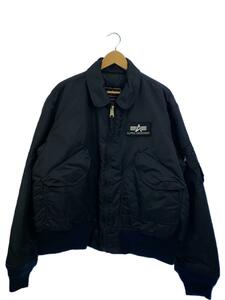 ALPHA INDUSTRIES◆type CWU-45P/ブルゾン/XL/ナイロン/BLK/DLA-5795210//