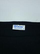 ORCIVAL◆長袖カットソー/2/コットン/BLK/無地_画像3