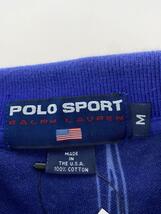 POLO SPORT◆ポロシャツ/M/コットン/NVY/総柄/カラビナ_画像3