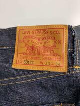 Levi’s Vintage Clothing◆ボトム/33/コットン/IDG/無地/47501-0224_画像4