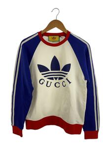 GUCCI*×adidas/to зеркальный . il Logo принт /XS/ хлопок /WHT/722951