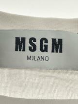 MSGM◆Tシャツ/XS/コットン/WHT/2241MDM195_画像3