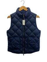 J.CREW◆Excursion quilted vest/49194/M/ポリエステル/NVY/無地_画像1