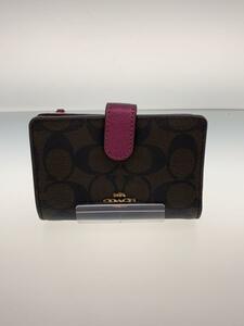 COACH◆コーチ/2つ折り財布/F23553/レザー//