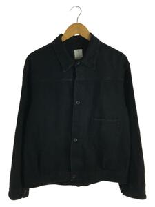 COMOLI◆22AW COLLECTION/Gジャン/3/コットン/ブラックデニムジャケット/W03-01001//