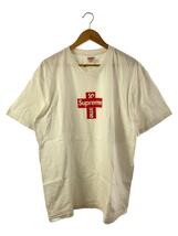 Supreme◆Cross Box Logo T-SHIRT/クロスボックスロゴTシャツ/XL/ホワイト//_画像1