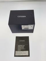 CITIZEN◆PROMASTER /ソーラー腕時計/アナログ/レザー/BLK/E660-R015192//_画像6