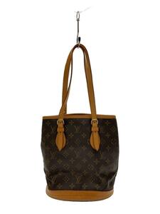 LOUIS VUITTON◆プチ・バケット_モノグラム・キャンバス_BRW/PVC/BRW