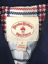 BROOKS BROTHERS◆ピーコート/2/コットン/NVY/無地//_画像3