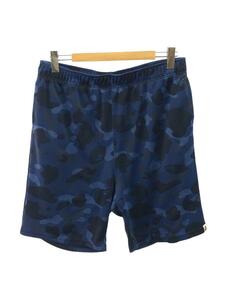 A BATHING APE◆ショートパンツ/-/ポリエステル/BLU/カモフラ/001spf201014x/エイプカモ//