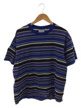 Carhartt◆Tシャツ/L/コットン/BLU/ボーダー/S/S Lafferty T-Shirt//_画像1