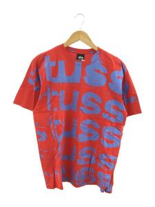 STUSSY◆STAMP TEE/Tシャツ/M/コットン/RED//