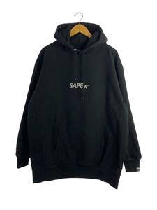 A Elegantes SAPEur◆パーカー/XXL/コットン/BLK/プリント//