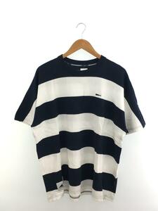 DESCENDANT◆Tシャツ/2/コットン/WHT/ボーダー/23SS/HORIZONTAL STRIPE SS//