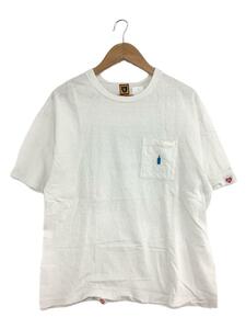 HUMAN MADE◆Tシャツ/-/コットン/WHT/×BLUE BOTTLE COFFEE//