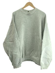 LOS ANGELES APPAREL◆SSZxAH/CREW NECK SWEATSHIRT/スウェット/XXL/コットン/GRY//