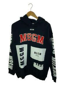 MSGM◆パーカー/S/コットン/BLK/無地/2540MM174//