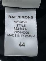 RAF SIMONS◆23AW/ストレートパンツ/44/ウール/ブラック/無地/222-M347/ラフシモンズ//_画像5