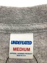 UNDEFEATED◆Tシャツ/M/コットン/GRY//_画像3