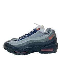 NIKE◆AIR MAX 95 BLACK/TRACK RED/ローカットスニーカー/28cm/GRY/dm0011-007