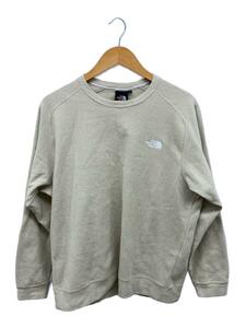 THE NORTH FACE◆MICRO FLEECE CREW_マイクロフリースクルー/L/ポリエステル/BEG