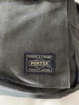 PORTER◆ショルダーバッグ/-/GRY/無地_画像5