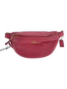 COACH* waist bag / leather /PNK/F48738