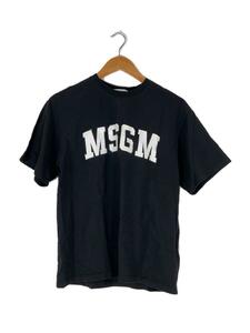 MSGM◆Tシャツ/S/コットン/BLK