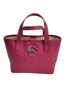 MICHAEL KORS◆ハンドバッグ/レザー/PUP/無地/35f3stvt5t