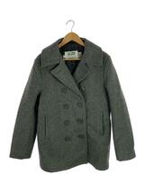 Schott◆ピーコート/38/ウール/GRY/無地/U.S.740N PEAJACKET_画像1