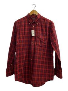 BURBERRY LONDON◆長袖シャツ/L/コットン/RED/チェック