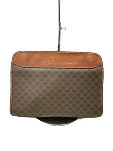 CELINE* second bag /PVC/BRW/ total pattern /M07