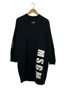 MSGM◆長袖ワンピース/XS/コットン/BLK/2541MDA69