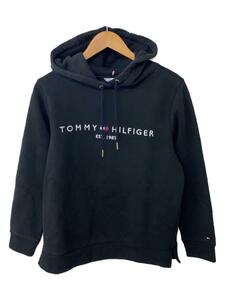 TOMMY HILFIGER◆パーカー/S/コットン/BLK/6800434622