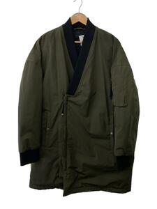 DIESEL BLACKGOLD◆合せ襟MA-1中綿コート/50/KHK/00E8F205004