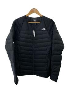 THE NORTH FACE◆THUNDER ROUNDNECK JACKET_サンダーラウンドネックジャケット/XXL/ナイロン/BLK/無