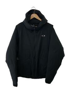 OAKLEY◆ENHANCE FGL INSULATION JACKET/ダウンジャケット/XXL/ナイロン/BLK/無地