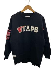 WTAPS◆スウェット/2/コットン/BLK/182ATDT-CSM09