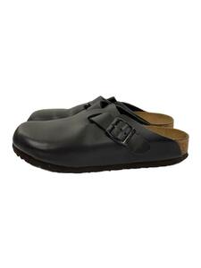 BIRKENSTOCK◆BOSTON/ボストン/サンダル/24cm/BLK/レザー