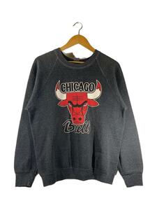 FRUIT OF THE LOOM◆スウェット/-/コットン/GRY/無地/chicago bulls/90s