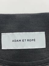 ADAM ET ROPE◆長袖Tシャツ/L/ウール/GRY/無地_画像3