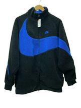 NIKE◆フリースジャケット/XL/ポリエステル/BLK/BQ6546-009_画像1