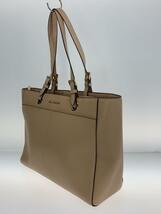 MICHAEL KORS◆トートバッグ/レザー/BEG/無地/35S1GTVT7L_画像2